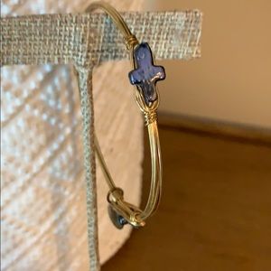 Bourbon and Bow ties Cross Bracelet